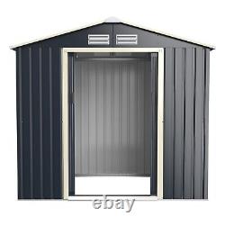 213cmx127cm Outdoor Storage Shed Large Utility Storage House with Sliding Door