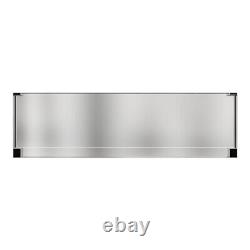 2 Tiers Intermediate Floor 4ft Stainless Steel Wall Hanging Cabinet Sliding Door