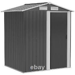 5ft x 4.3ft Outdoor Garden Storage Shed, Tool Storage Shed with Sliding Door