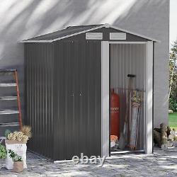 5ft x 4.3ft Outdoor Garden Storage Shed, Tool Storage Shed with Sliding Door