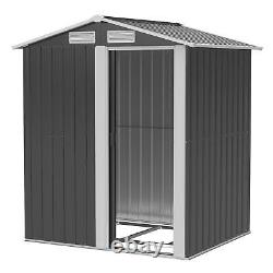 5ft x 4.3ft Outdoor Garden Storage Shed, Tool Storage Shed with Sliding Door