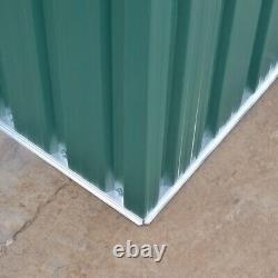 6x4, 8x6, 8x10,12x10ft Garden Shed Sliding Door Metal Building Tool Storage Shed