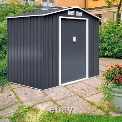 9 FT x 6 FT Outdoor Storage Shed Large Organizer House Double Sliding Door