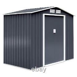 9 FT x 6 FT Outdoor Storage Shed Large Organizer House Double Sliding Door