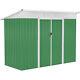 Garden Storage Shed With Sliding Door, Ventilation Window, Sloped Roof