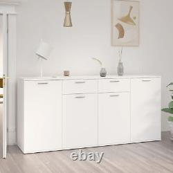 Gecheer Sideboard Side Cabinet Storage Cabinet with Sliding Door Stackable O6U9