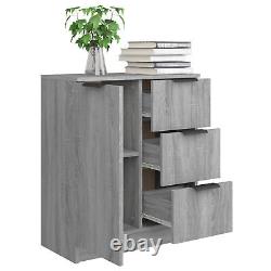 Goliraya Sideboard Side Cabinet Storage Cabinet with Sliding Door Stackable A7D3