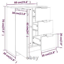 Goliraya Sideboard Side Cabinet Storage Cabinet with Sliding Door Stackable A7D3