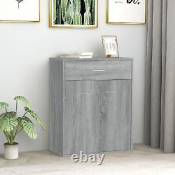 Goliraya Sideboard Side Cabinet Storage Cabinet with Sliding Door Stackable B4H1