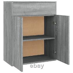 Goliraya Sideboard Side Cabinet Storage Cabinet with Sliding Door Stackable B4H1