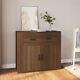 Goliraya Sideboard Side Cabinet Storage Cabinet With Sliding Door Stackable E1e6