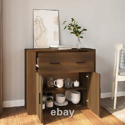 Goliraya Sideboard Side Cabinet Storage Cabinet with Sliding Door Stackable E1E6