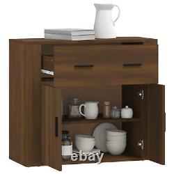 Goliraya Sideboard Side Cabinet Storage Cabinet with Sliding Door Stackable E1E6