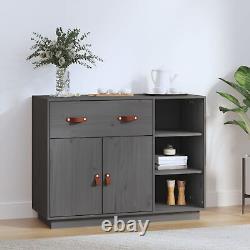 Goliraya Sideboard Side Cabinet Storage Cabinet with Sliding Door Stackable E6A6