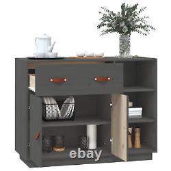 Goliraya Sideboard Side Cabinet Storage Cabinet with Sliding Door Stackable E6A6