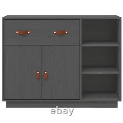 Goliraya Sideboard Side Cabinet Storage Cabinet with Sliding Door Stackable E6A6