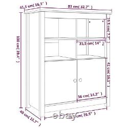 Goliraya Sideboard Side Cabinet Storage Cabinet with Sliding Door Stackable E7K0