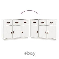 Goliraya Sideboard Side Cabinet Storage Cabinet with Sliding Door Stackable G9L0