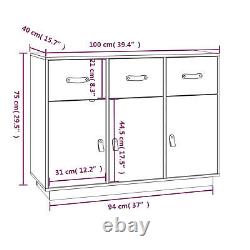 Goliraya Sideboard Side Cabinet Storage Cabinet with Sliding Door Stackable G9L0