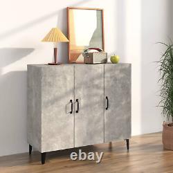 Goliraya Sideboard Side Cabinet Storage Cabinet with Sliding Door Stackable J2M4