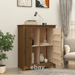 Goliraya Sideboard Side Cabinet Storage Cabinet with Sliding Door Stackable N0T8