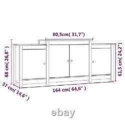 Goliraya Sideboard Side Cabinet Storage Cabinet with Sliding Door Stackable O0W9