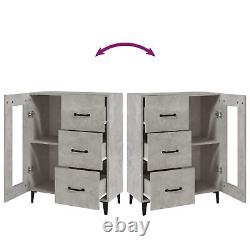 Goliraya Sideboard Side Cabinet Storage Cabinet with Sliding Door Stackable U2D6
