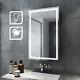 Illuminated Bathroom Mirror Cabinet With Led Light Cupboard Storage Wall Mounted