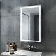 Illuminated Led Bathroom Mirror Cabinet Sliding Door Ir Sensor Cupboard Storage