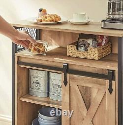 Industrial Storage Cabinet Country Kitchen Sideboard Modern Hall Console Table