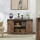 Industrial Storage Sideboard Door Rustic Side Cabinet Shelf Vintage Hall Kitchen