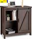 Kitchen Sideboard, Wooden Storage Cabinet With Sliding Door, Console Table Floor