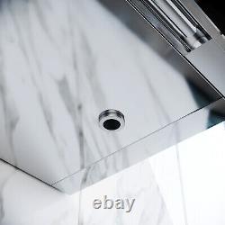 LED Sliding Door Bathroom Mirror Cabinet With Shelf Storage IP44 Rated 430x690mm