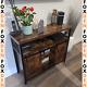 Large Industrial Dining Sideboard Buffet Cupboard Farmhouse Tv Stand Retro Table