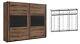 Large Sliding Door Wardrobe Hanging Rail Bedroom Storage Kassel