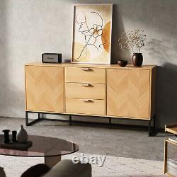 Luxury Wooden Living Room Sideboard Hallway Storage Cabinet Cupboard TV Stand