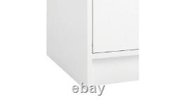 Malibu 1 Door Sliding Wardrobe White Stylish and Spacious Bedroom Storage Unit