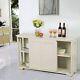Modern Storage Sideboard White Living Room Kitchen Cabinet Rustic Display Unit