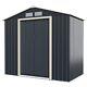 Outdoor Storage Shed Large Utility Tool Storage House Withsliding Door 7ft X 4.3ft