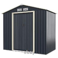 Outdoor Storage Shed Large Utility Tool Storage House withSliding Door 7FT x 4.3FT