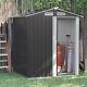 Outdoor Storage Shed With Sliding Door Sloped Roof