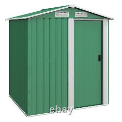 Outsunny 5ft x 4.3ft Outdoor Metal Storage Shed with Sliding Door Sloped Roof