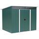 Outsunny Garden Shed Outdoor Storage Tool Organizer With Double Sliding Door