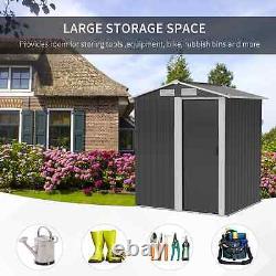 Outsunny Outdoor Storage Shed, Tool Storage Shed with Sliding Door 152 x 132 x 1