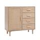 Rattan Wooden Sideboard Display Cabinet Cupboard Console Table Storage Furniture
