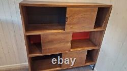 Real Wood Sideboard, Drinks Cabinet with Shelf Storage