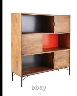 Real Wood Sideboard, Drinks Cabinet with Shelf Storage