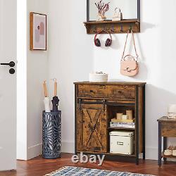 Rustic Small Sideboard Industrial Storage Cabinet Lounge Slim Display End Unit