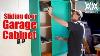 Sliding Door Garage Storage Cabinet Easy Woodworking Project To Organize Your Shop