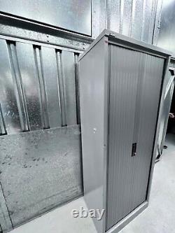Sliding Door Lockable Office Work Storage Cupboard Metal Workshop RRP £680